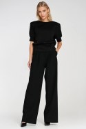 Bluza z krótkim rękawem BL12 Black - Nife Nife Bluza z krótkim rękawem BL12 Black - Nife Nife