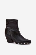 Botki Model Abrielle C-857 Black - Step in style Step in style Botki Model Abrielle C-857 Black - Step in style Step in style