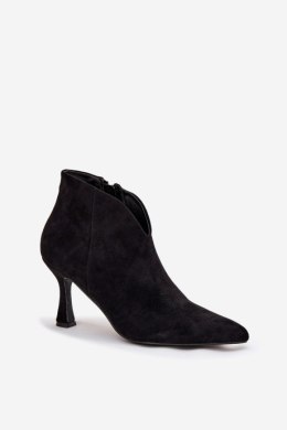 Botki Model Jolivra C-850 Black Zamsz - Step in style Step in style
