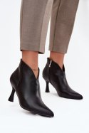 Botki Model Jolivra C-851 Black Skóra - Step in style Step in style