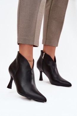 Botki Model Jolivra C-851 Black Skóra - Step in style Step in style