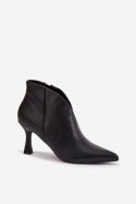 Botki Model Jolivra C-851 Black Skóra - Step in style Step in style