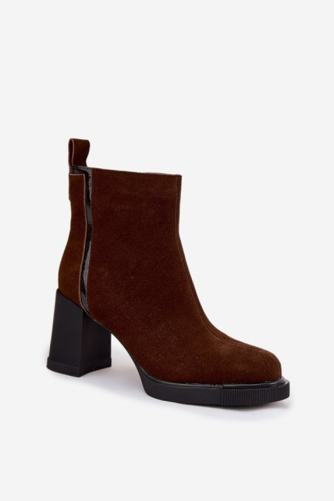 Botki Model Vinceza 91141 Brown - Step in style Step in style Botki Model Vinceza 91141 Brown - Step in style Step in style