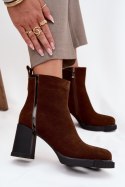Botki Model Vinceza 91141 Brown - Step in style Step in style