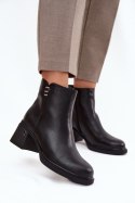 Botki Model Vinceza 91159 Black - Step in style Step in style