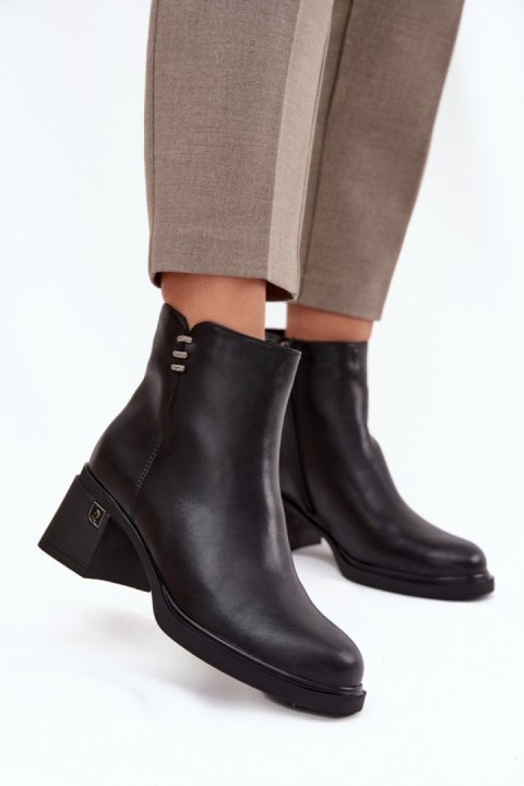 Botki Model Vinceza 91159 Black - Step in style Step in style