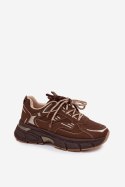 Buty Sportowe Model Annelie C3905 Czekolada - Step in style Step in style Buty Sportowe Model Annelie C3905 Czekolada - Step in style Step in style