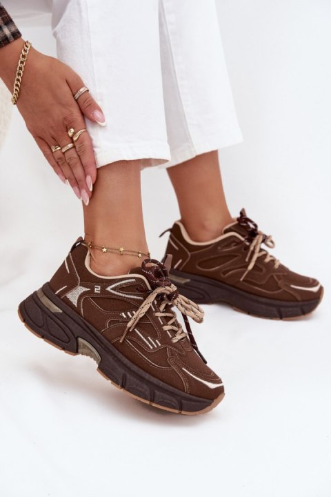 Buty Sportowe Model Annelie C3905 Czekolada - Step in style Step in style Buty Sportowe Model Annelie C3905 Czekolada - Step in style Step in style