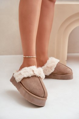 Kapcie Model Doriola FA-181 Dark Beige - Step in style Step in style