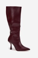 Kozaki Model Vionette 5273 Bordo - Step in style Step in style