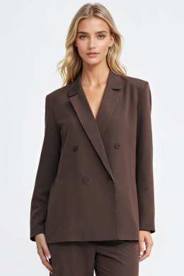 Marynarka oversize dwurzędowa Z88 Brown - Nife Nife