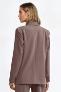 Marynarka oversize dwurzędowa Z88 Mocca - Nife Nife Marynarka oversize dwurzędowa Z88 Mocca - Nife Nife
