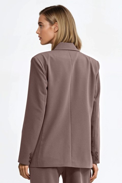Marynarka oversize dwurzędowa Z88 Mocca - Nife Nife Marynarka oversize dwurzędowa Z88 Mocca - Nife Nife