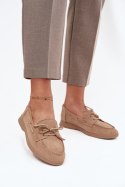 Mokasyny Model Zalina 22-374 Beige - Step in style Step in style Mokasyny Model Zalina 22-374 Beige - Step in style Step in style