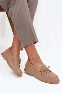 Mokasyny Model Zalina 22-374 Beige - Step in style Step in style Mokasyny Model Zalina 22-374 Beige - Step in style Step in style