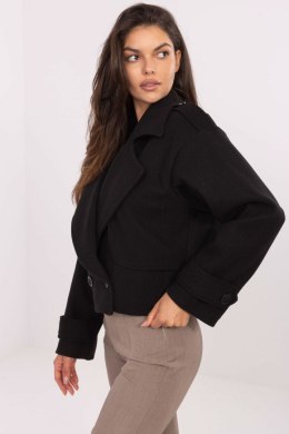 Płaszcz Damski Model IT-KR-A9558.62 Black - Rue Paris Rue Paris