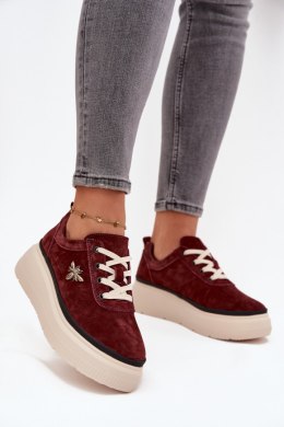 Półbuty Model Vinceza 41495 Bordo - Step in style Step in style