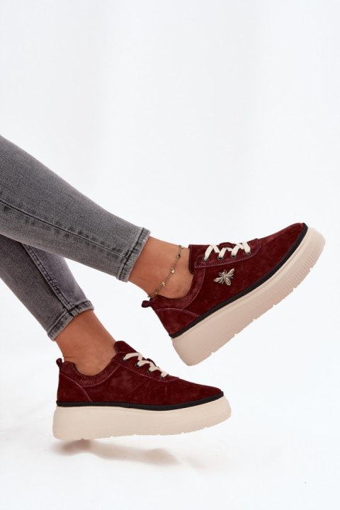 Półbuty Model Vinceza 41495 Bordo - Step in style Step in style Półbuty Model Vinceza 41495 Bordo - Step in style Step in style