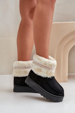 Śniegowce Model Deepanti 20201-4A Black - Step in style Step in style