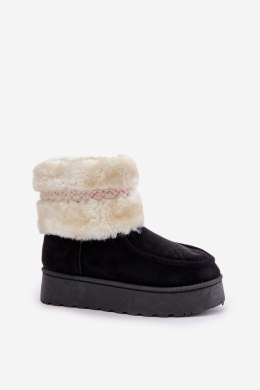 Śniegowce Model Deepanti 20201-4A Black - Step in style Step in style