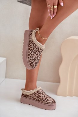 Śniegowce Model Remenia 20219-4K Brown Leopard - Step in style Step in style