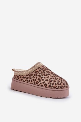 Śniegowce Model Remenia 20219-4K Brown Leopard - Step in style Step in style