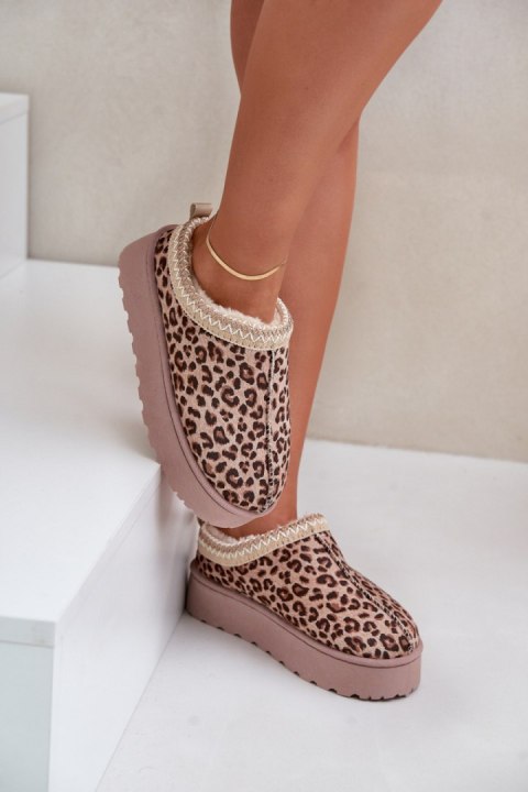 Śniegowce Model Remenia 20219-4K Brown Leopard - Step in style Step in style Śniegowce Model Remenia 20219-4K Brown Leopard - Step in style Step in style