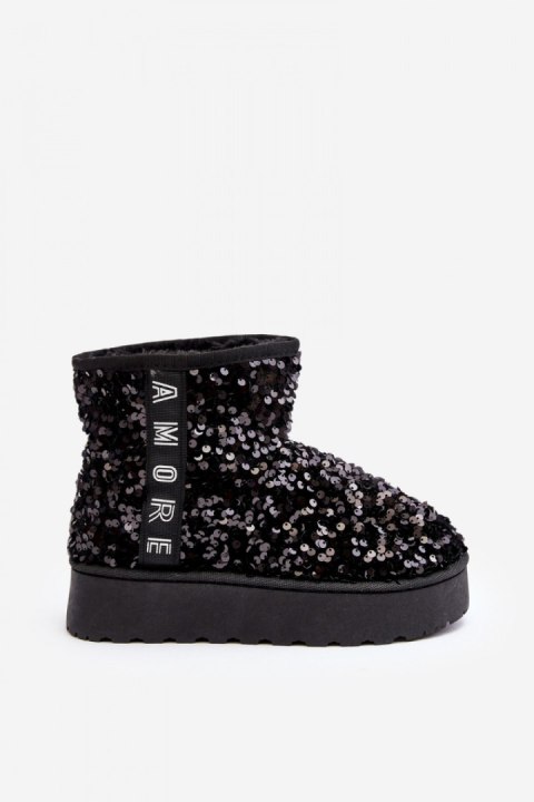 Śniegowce Model Silmo 20224-4A Black - Step in style Step in style Śniegowce Model Silmo 20224-4A Black - Step in style Step in style