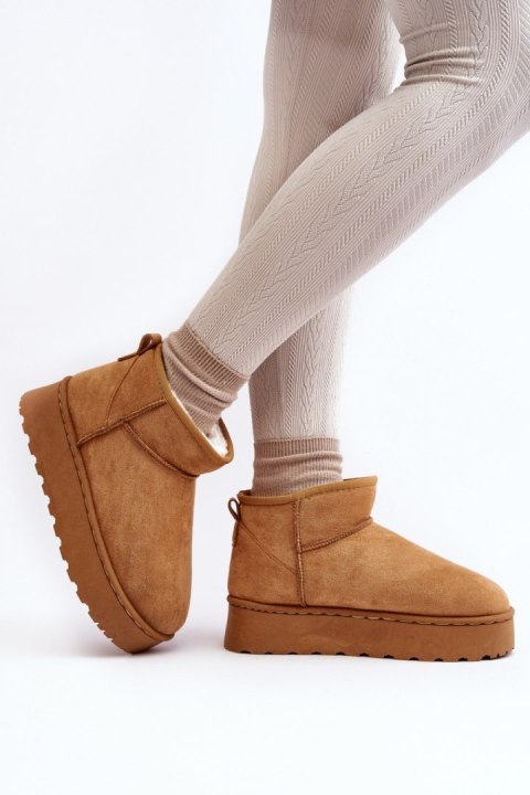 Śniegowce Model Xamella 20216-4B Camel - Step in style Step in style Śniegowce Model Xamella 20216-4B Camel - Step in style Step in style