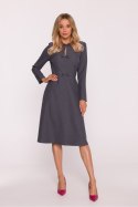 Sukienka Model S413 Grey - Stylove Stylove