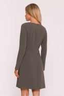 Sukienka Model S419 Khaki - Stylove Stylove