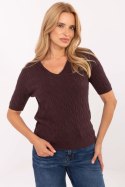 Sweter Damski Model PM-SW-B-615.18 Dark Brown - Factory Price Factory Price