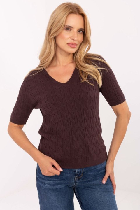Sweter Damski Model PM-SW-B-615.18 Dark Brown - Factory Price Factory Price