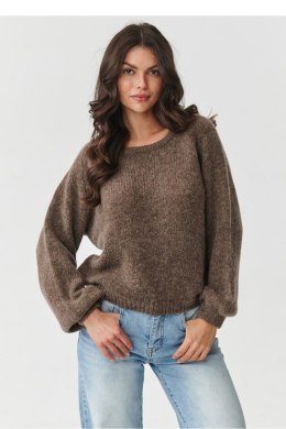 Sweter Damski Model S168 Mocca - Makadamia Makadamia