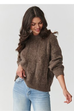 Sweter Damski Model S169 Mocca - Makadamia Makadamia