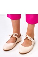 Baleriny Model Sallay BSD106-3 Beige - Solea Solea Baleriny Model Sallay BSD106-3 Beige - Solea Solea