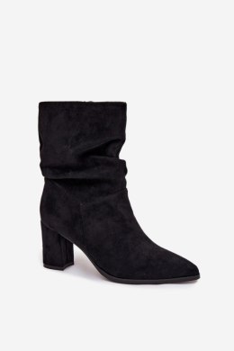 Botki Model Amelise 3948 Black - Step in style Step in style