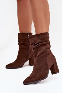 Botki Model Amelise 3948 Brown - Step in style Step in style