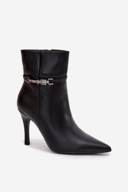 Botki Model Bellisse 8784 Black - Step in style Step in style