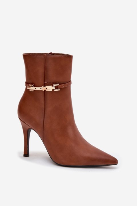 Botki Model Bellisse 8784 Camel - Step in style Step in style Botki Model Bellisse 8784 Camel - Step in style Step in style
