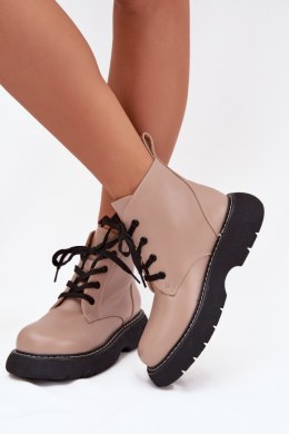 Botki Model Harmine LQ-26 Dark Beige - Step in style Step in style