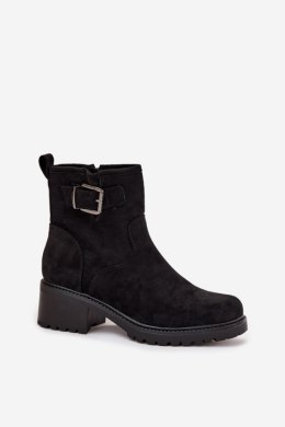 Botki Model Helvina 5991 Black - Step in style Step in style