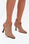 Botki Model Jolivra C-850 Beige - Step in style Step in style