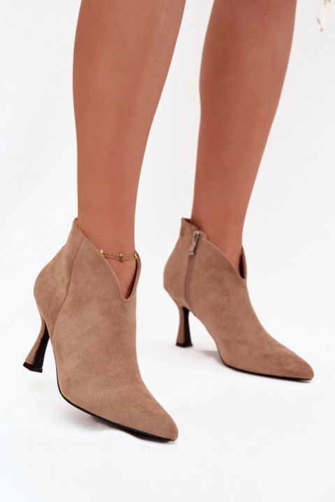 Botki Model Jolivra C-850 Beige - Step in style Step in style