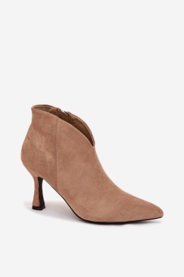 Botki Model Jolivra C-850 Beige - Step in style Step in style
