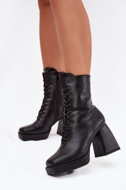 Botki Model Juvina JA-25 Black - Step in style Step in style