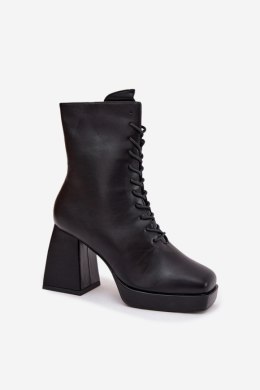 Botki Model Juvina JA-25 Black - Step in style Step in style