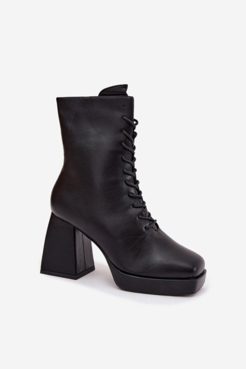 Botki Model Juvina JA-25 Black - Step in style Step in style Botki Model Juvina JA-25 Black - Step in style Step in style