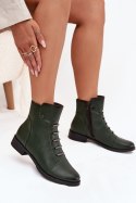 Botki Model Labise ASA62-16 Green - Step in style Step in style