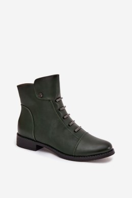 Botki Model Labise ASA62-16 Green - Step in style Step in style